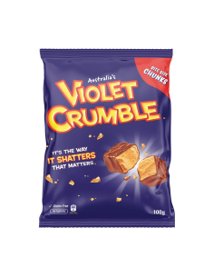 Violet Crumble Sac 100g x12