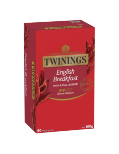Twinings Desayuno inglés Clásicos Tébidas 50 Pack X 1