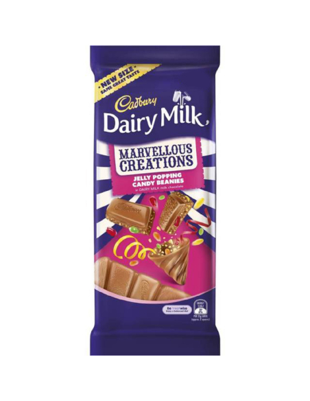 Cadbury Wunderbare Kreationen Gelee Poping Candy 190g x 16