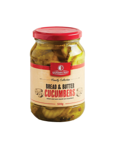 Sandhurst Crinkle Cut Burger Pickles 520g x 1