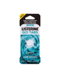 Listerine Go Tabs 8 Pack X 6