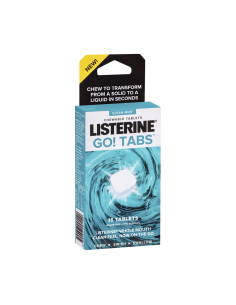 Listerine go tab 16 pack x 4