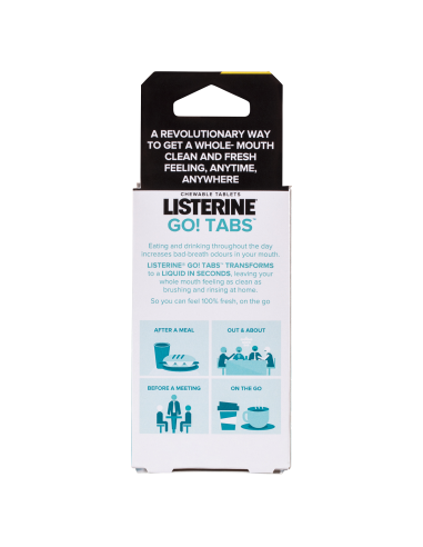Listerine Przejdź kartę 16 Pack x 4