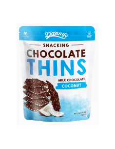 Dannys チョコレート Thins ココナッツ140g x 12