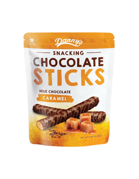 Dannys Karmacze czekoladowe karmel 180g x 12
