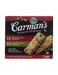 Carmans Muesli Barras de Muesli 24 Pack x 1