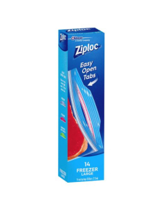Ziploc Large Freezer Bag 14 Pack x 9