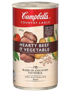 Campbells カントリーレーズスープホームスタイル牛肉と野菜500g x 1