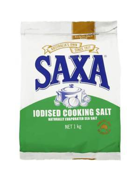 Saxa 塩調理ヨード1kg×1