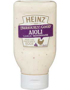 Heinz Aioli Mayonaise Squeeze 295ml x 1