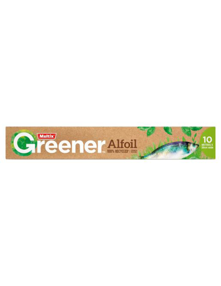 Multix Groener gerecycleerde alfolie 10m door 30cm x 12