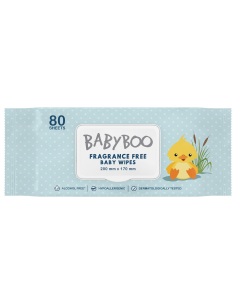 Baby Boo Unscented Baby Wipes 80 Pack x 12