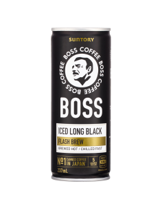 Boss Coffee Long Black 237ml CAN x 12
