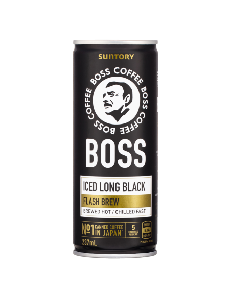 Boss Coffee Long Black 237ml Can x 12