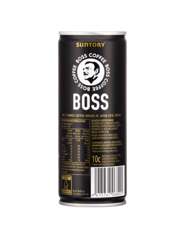Boss Coffee Long Black 237ml Can x 12