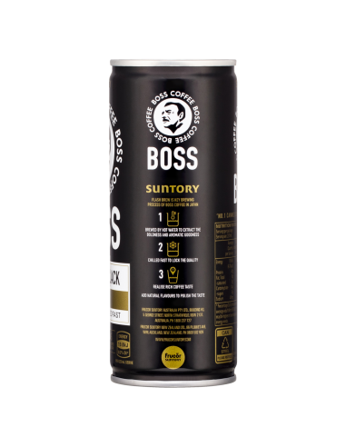 Boss Coffee Długi czarny 237 ml może X 12