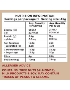 Harvest Box Migdał Latte 45g x 10 2