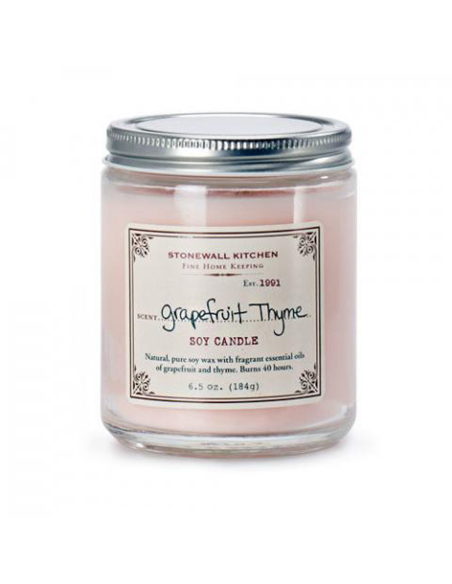 Stonewall Kitchen Grapefruit Thyme Soy Candle 184g x 1