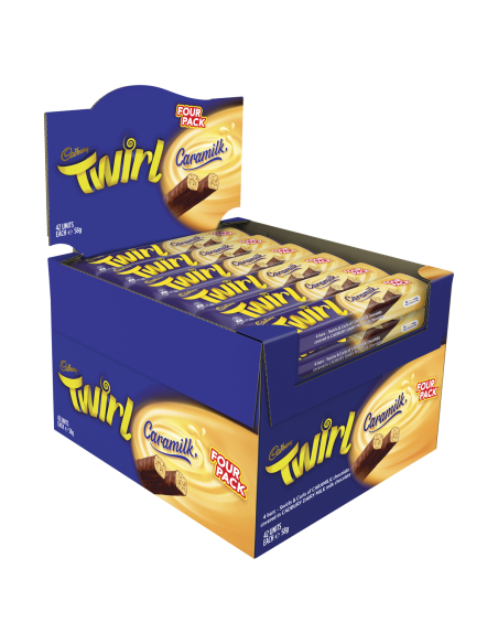 Cadbury Twirl Cara Milk Bar 58g x 42