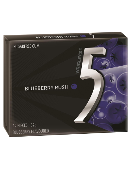 Wrigley 5Gum Blueberry 12 Morceau 32G x 10
