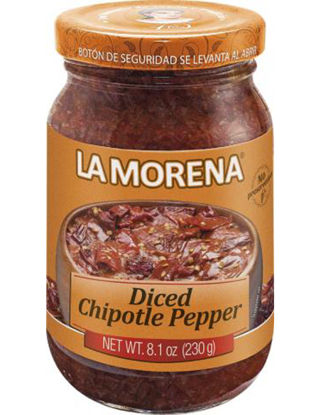 La Morena Gedekende Chipotle Pepers Jar 230G X 1