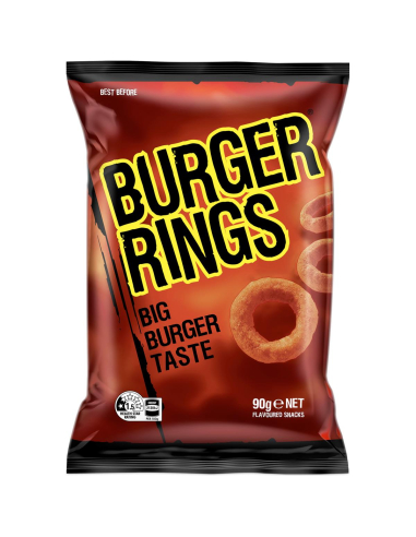 Burger Rings 90g x 18
