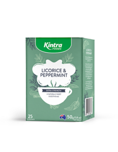 Kintra Thé de réglisse et de menthe poivrée 50G / 25 sacs à thé x 1
