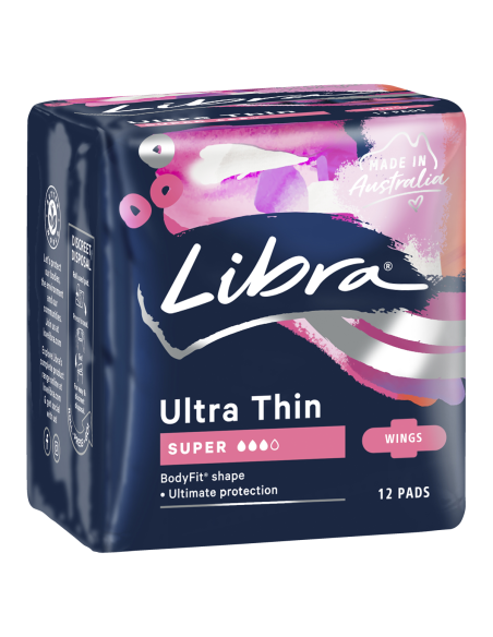 Libra Ultra Thins Flügel Super Pads 12 Pack X 1 Libra Ultra Thins Flügel Super Pads 12 Pack X 1