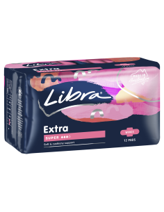 Libra Extra スーパーパッド12パックX 1