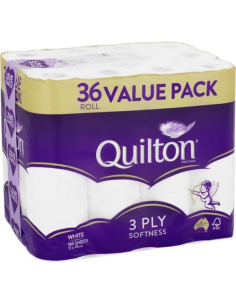Quilton Quilton White 36 Pack Toilet Tissue 36 Pack x 1