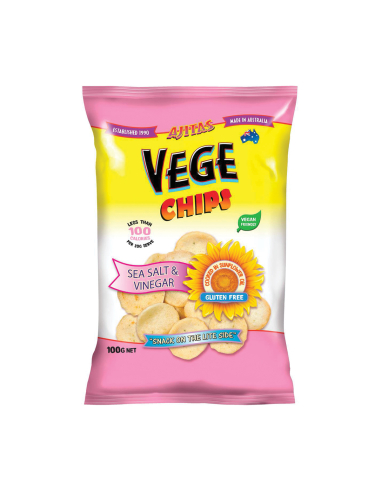 Ajita Vege Chip Salt And Vinegar 100g x 6