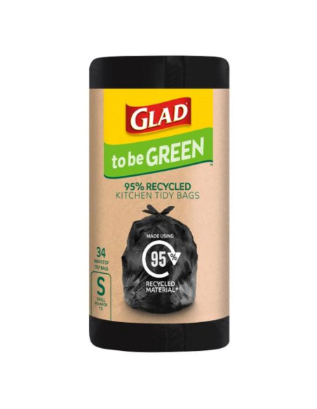 Glad 95% recycelte kleine Wellenküche ordentliche Taschen 34 Pack x 9 Glad 95% recycelte kleine Wellenküche ordentliche Taschen 34 Pack x 9