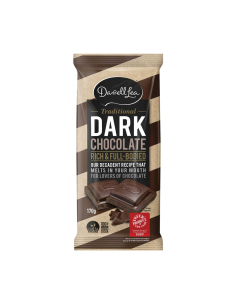 Darrell Lea Bloc chocolat noir 170g x 17