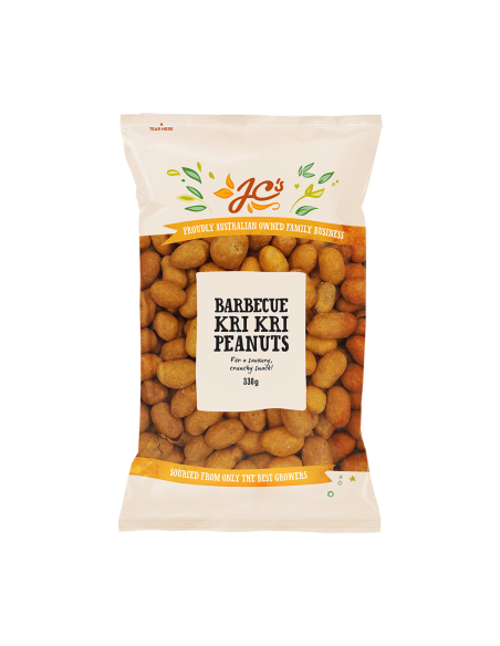 JC Kri Kri Barbeque Peanuts 330G X 12