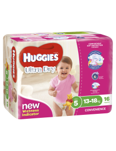 Huggies ウォーカーガールナッピー16パックx 1