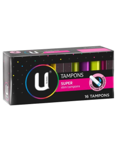 U By Kotex Super Tampons 16 Pack x 1