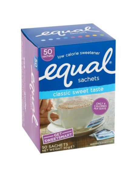 Equal Zoetstof sachets 50 pack x 1