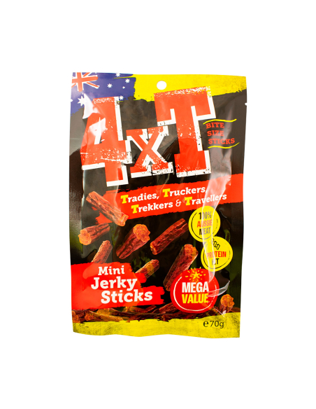 4xT's Mini Jerky Sticks 70g x 15
