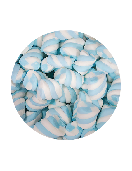 蓝色和白色扭曲锦葵800g x 1