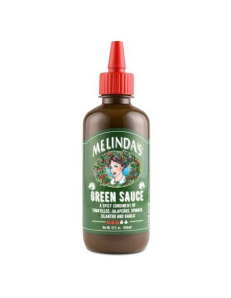 Melindas Jala Green-O Hot Sauce 355mL x 1