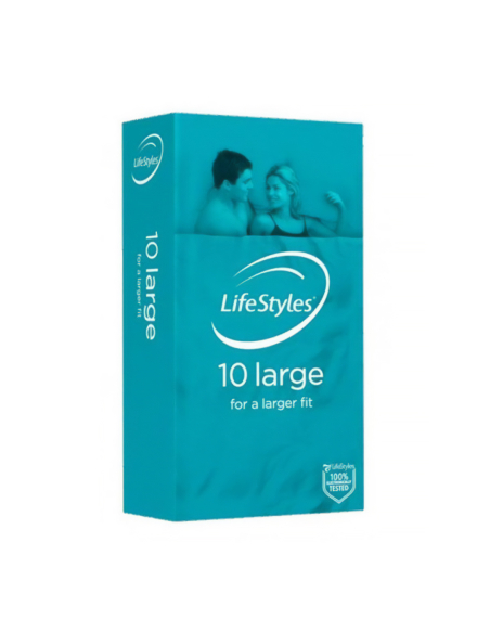 Lifestyles grotere condooms 10 Pack X 1