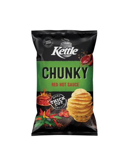 Kettle Chunky Red Hot sos 150g x 1