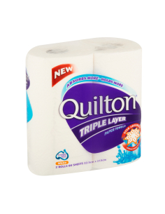 Quilton Serviette en papier Blanc 2 Pack x 1