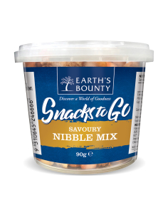 Earth's Bounty Snacks To Go Savoury Nibble Mix 90g x 12