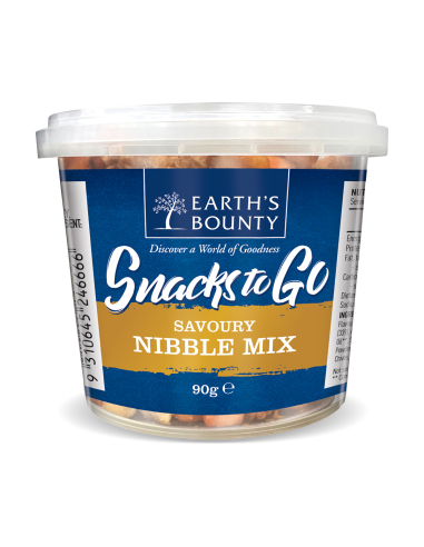 Earth's Bounty Snacks To Go Savoury Nibble Mix 90g x 12