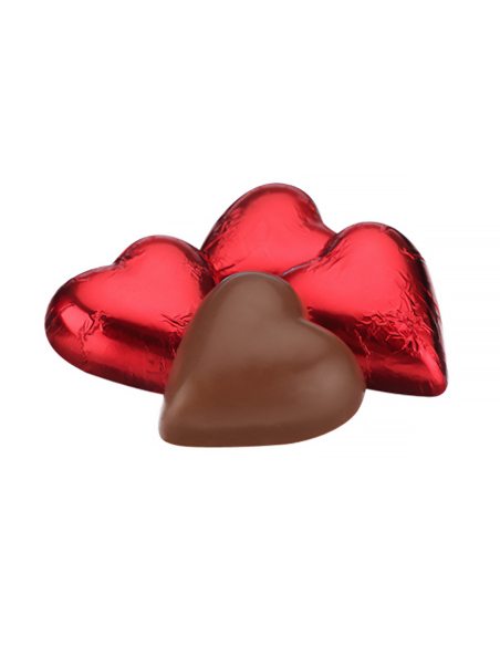 Chocolatier envuelto envuelto chocolate rojo corazones 5kg x 1