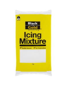 Black & Gold Icing Mixture 1kg x 1
