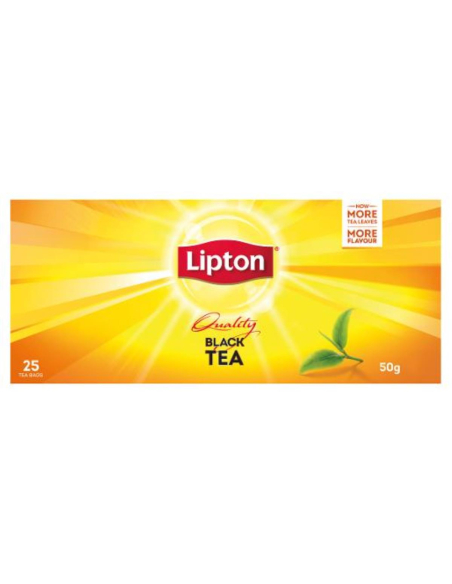 Lipton 茶包质量黑25包x 1