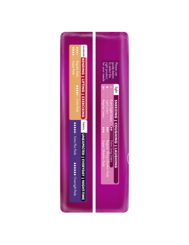 Poise Extra Lange liners 22 pack x 6