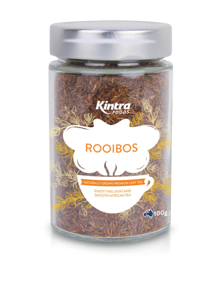 Kintra Rooibos allentato foglia tea 100g vaso x 1